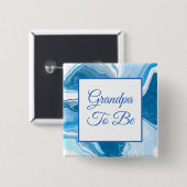 Opa om te worden | Button Baby shower van jongen (Voorkant /achterkant)