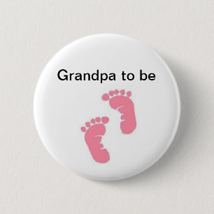 Opa om te worden ronde button 5,7 cm