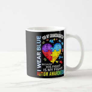 Opa Oma ik draag blauw voor mijn kleindochter A Koffiemok