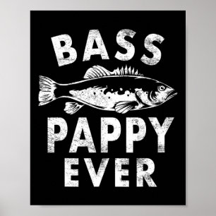 Opa ooit vissen cadeaus opa Vaderdag Poster
