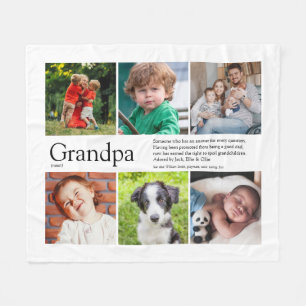 Opa Opa Definitie Fotocollage Fleece Deken