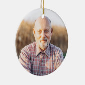 Opa Opa Opa Definitie Foto Kerstmis Keramisch Ornament (Rechts)