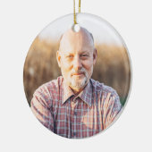 Opa Opa Opa Definitie Foto Kerstmis Keramisch Ornament (Links)