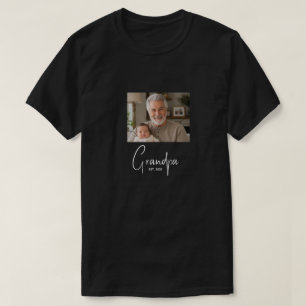 Opa Opgericht Cadeau Foto T-shirt
