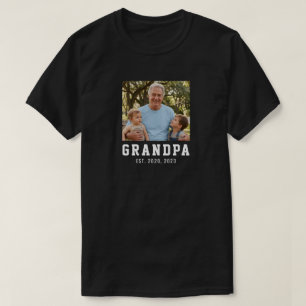 Opa Opgericht Foto Cadeau T-shirt
