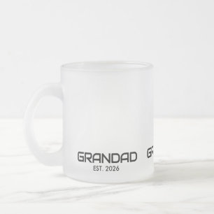 Opa Opgericht Nieuwe Opa Cadeau Matglas Koffiemok