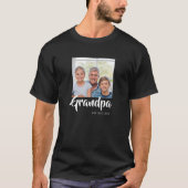 Opa Opgericht Script Foto T-shirt (Voorkant)