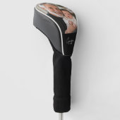 Opa Opgericht Script Zwart Foto Golfheadcover (Schuin)