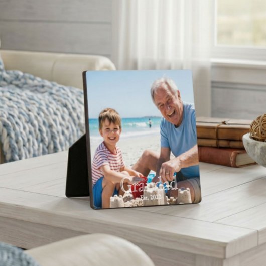 Opa Opgericht Wit Krachtig Minimaal Tekst Foto Fotoplaat