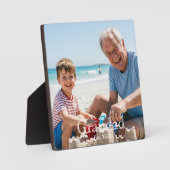 Opa Opgericht Wit Krachtig Minimaal Tekst Foto Fotoplaat (Voorkant)