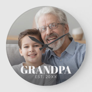 Opa Oprichtte Grootoudersdag Foto Grote Klok