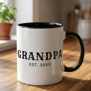 Opa Oprichtte Nieuwe Opa Cadeau Mok