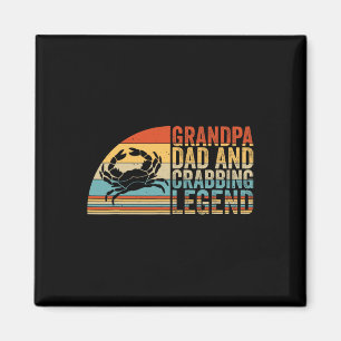 Opa-pap en krabbellegend magneet