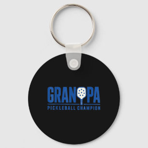 Opa Pickleball Sport Stijl Paddle Speler Sleutelhanger