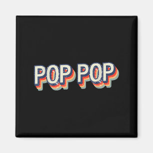 Opa pop-pop retro vintage klassieke stijl magneet
