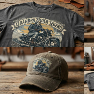 Opa Rijder Legende Trendy Ontwerp T-shirt