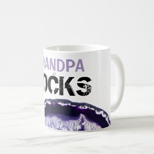 ** Opa Rocks Agate Lapidary Stone Koffiemok (Voorkant rechts)