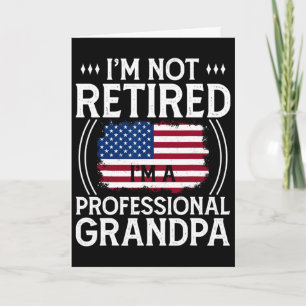 Opa-shirt voor mannen grappige vadersdag gepension kaart
