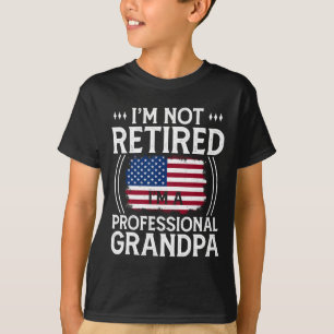 Opa-shirt voor mannen grappige vadersdag gepension t-shirt