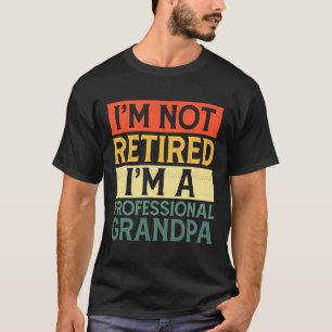 Opa staat te grillen Grappige BBQ Vaderdag T-shirt