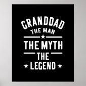 Opa The Man Myth Legend Poster (Voorkant)