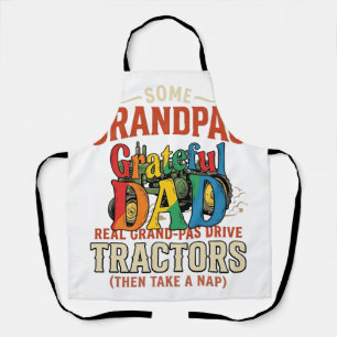 Opa Tractor Vintage Boerderij Slaap Shirt Ontwerp_ Schort