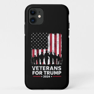 Opa Vader Veteranen Voor Trump 2024 Amerikaanse Vl iPhone 11 Hoesje