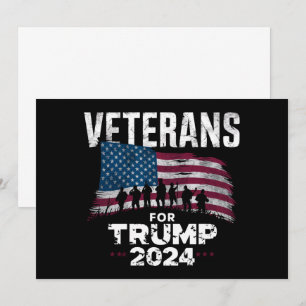 Opa Vader Veteranen Voor Trump 2024 Amerikaanse Vl Kaart