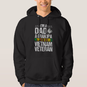 Opa Vader Vietnam Veteraan Vintage Mannen Hoodie