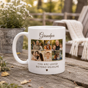 Opa Vaderdag 6 Familie Foto Koffiemok