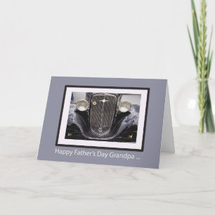 Opa Vaderdag Classic Classic Car Kaart