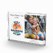 Opa Vaderdag Kinder Foto Retro Golf Gag (Rechts)