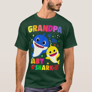 Opa van de Baby haaiendag opa haai T-shirt