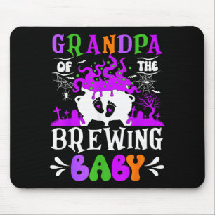 Opa van de Brouwende Baby Opa Wordt Halloween Muismat