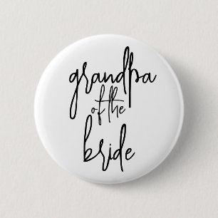 Opa van de bruid Button