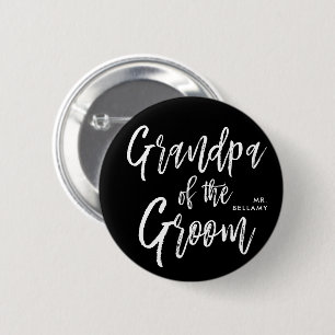 Opa van de Groom Dag van het Manuscript Ronde Button 5,7 Cm