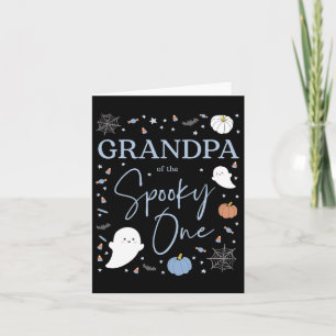 Opa van de Spooky One First Birthday Boy 1st H Kaart