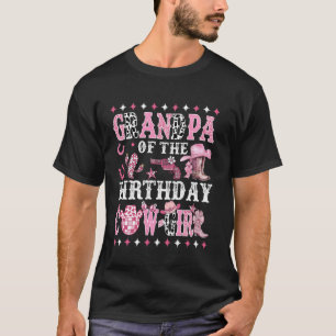 Opa van de verjaardag Cow-Girl Rodeo Opa Koe T-shirt
