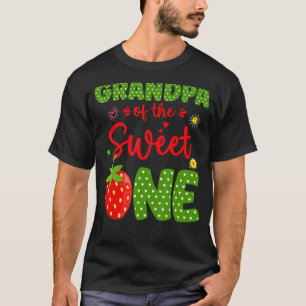 Opa van de Verjaardag Een Aardbei 1e Fruit T-shirt
