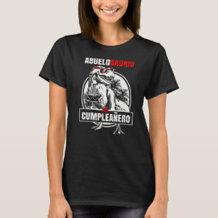 Opa van de verjaardag opa rex Spaans T-shirt