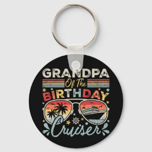 Opa van de verjaardagscruiser Vacation Circle Sleutelhanger
