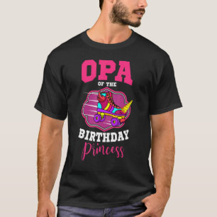 Opa van de Verjaardagsprinses Roller Schaatsen Bda T-shirt