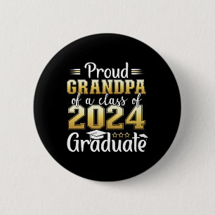 Opa van een CL van 2024 Afstuderen senior Afstuder Ronde Button 5,7 Cm