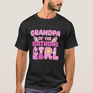 Opa van het verjaardagsmeisje Varken Family Party T-shirt