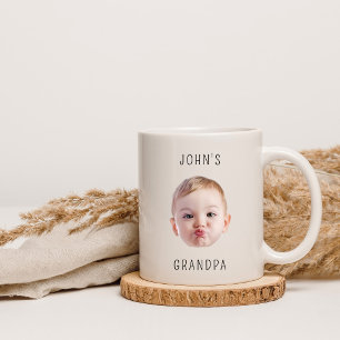 Opa verjaardag, babyface papa cadeau, op maat gema mok