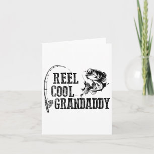 Opa visserijhaspel Cool Opa Grappig Cadeau Kaart