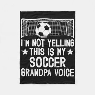 Opa Voetbal Opa Van Een Voetballer Opa Fleece Deken