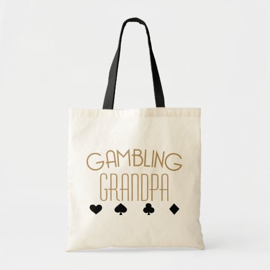 Opa voor gokken tote bag (Voorkant)