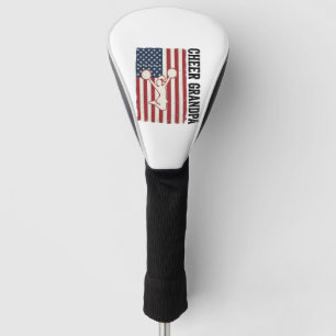 Opa vrolijk vaderlandslievend vintage vlag shirt o golfheadcover