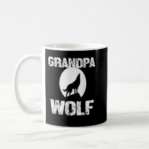 Opa Wolf Shirt Overeenkomstige Familie Stam Wolven Koffiemok
